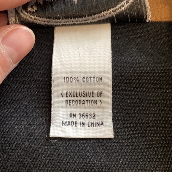 Stonebridge petites black and suede western vest - Picture 4 of 7